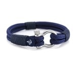 Морской синий браслет для мужчин и женщин — № 3118