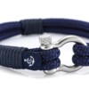 Морской синий браслет для мужчин и женщин — № 3118
