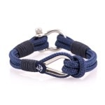 Brățară pentru barbati din sfoară bleumarin - Thimble CNB #709