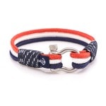 Bratara nautica pentru barbati si femei in culorile drapelului Frantei - CNB #7514