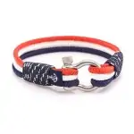 Bratara nautica pentru barbati si femei in culorile drapelului Frantei - CNB #7514