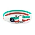 Морской трёхцветный мужской и женской браслет — № 7543