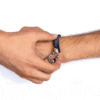 Морской трёхцветный браслет для мужчин и женщин — № 4036