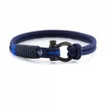 Тёмно-Синий браслет морской тематики Унисекс — CNB SLIM 876