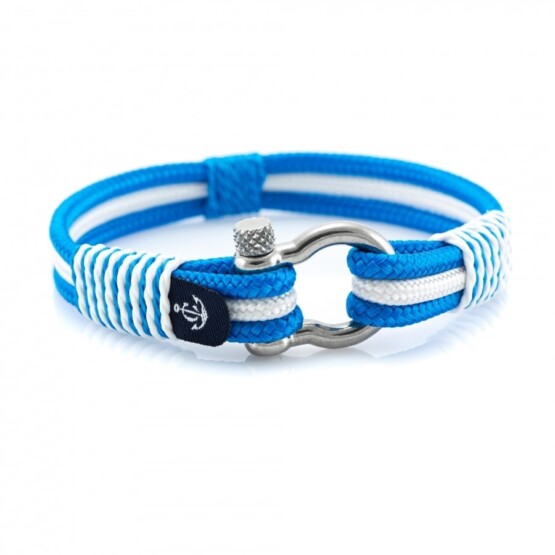 Бело-Синий Морской Браслет Унисекс — YACHTING #5102
