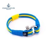 Браслет чёрно-жёлтого цвета с чёрным замком — № 4106 (Копировать)